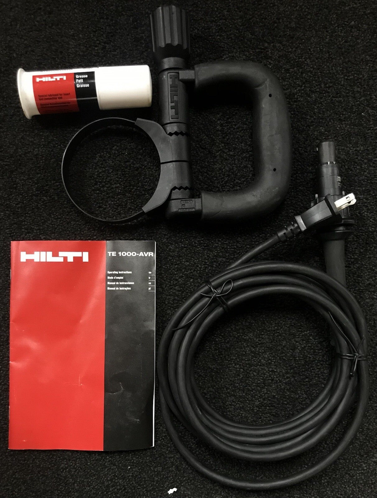 Hilti 120V Corded Demolition Hammer W/ Standard Side Handle (TE 1000-AVR)