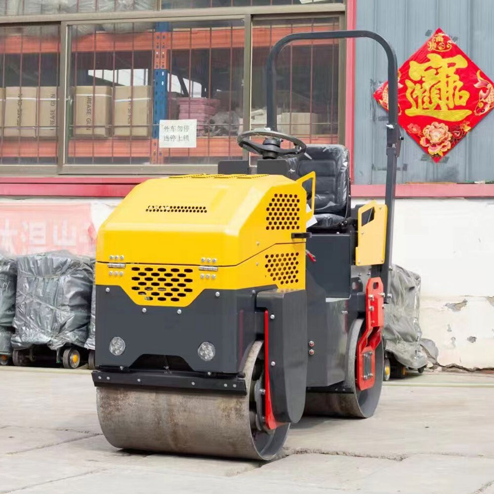 EPA Gasoline Road Roller Asphalt Vibratory Roller Ride on Compactor