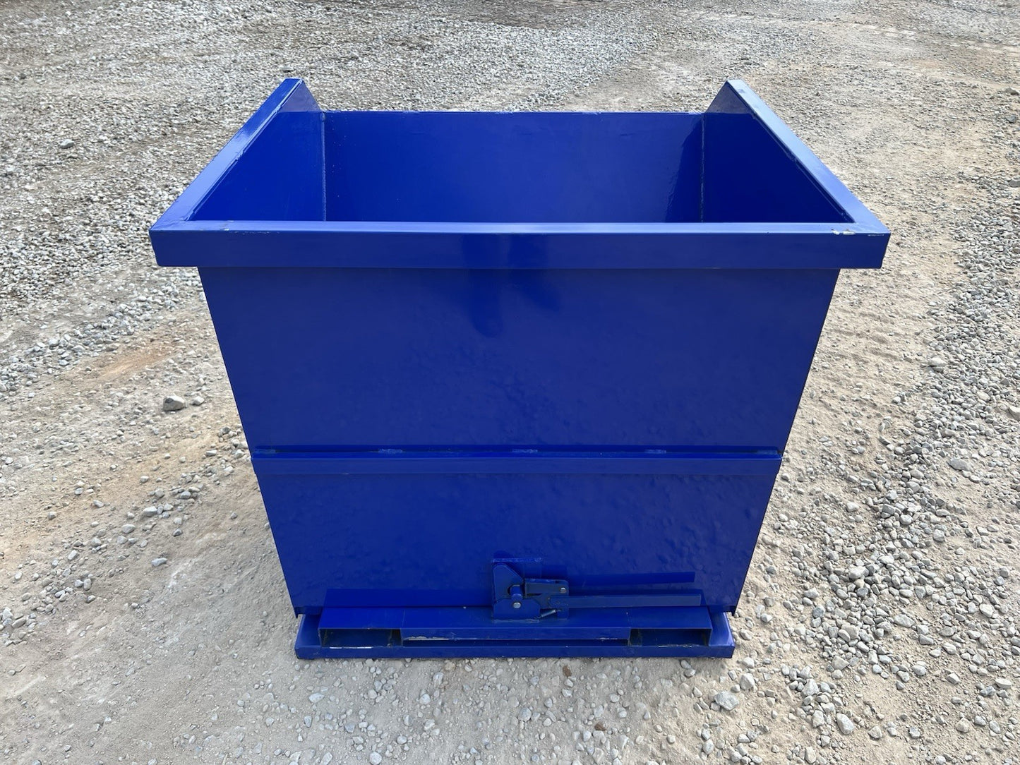 1 Cubic Yard Self Dumping Trash Hopper Fits Fork Lift Pallet Forks Free Shipping