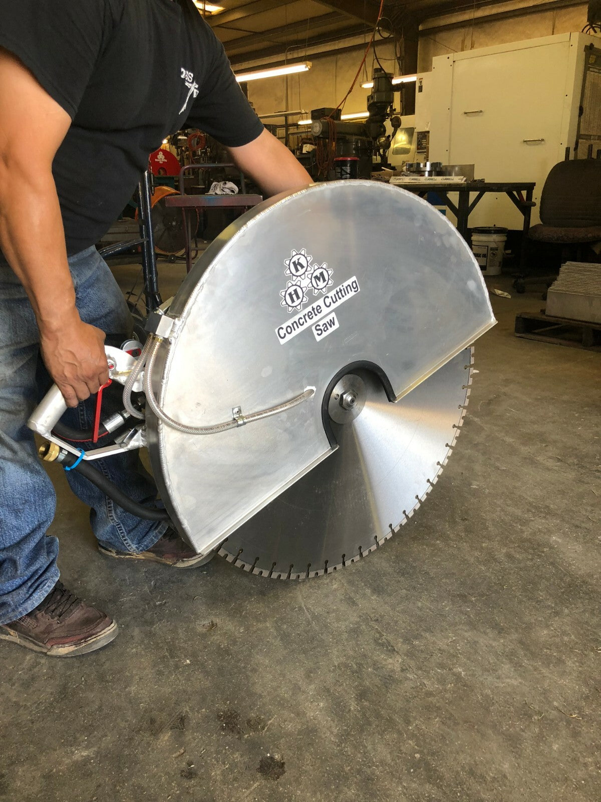 30" Hydraulic Concrete Cutting Saw