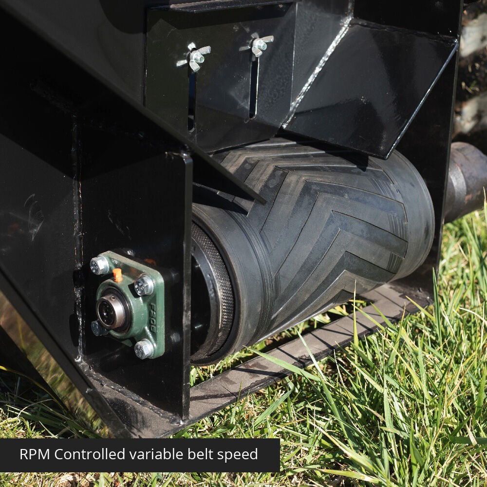 Titan Attachments 72" Side Discharge Bucket, Universal SSQA, Standard Flow