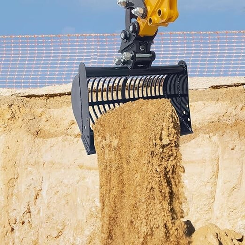CHEAP 800Mm Width Sand Screening Sieve Bucket Attachment for Mini Excavator