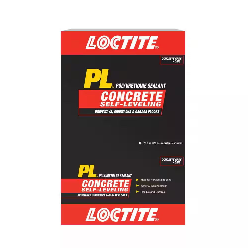 PL 28 Oz. Gray Self-Leveling Concrete Sealant