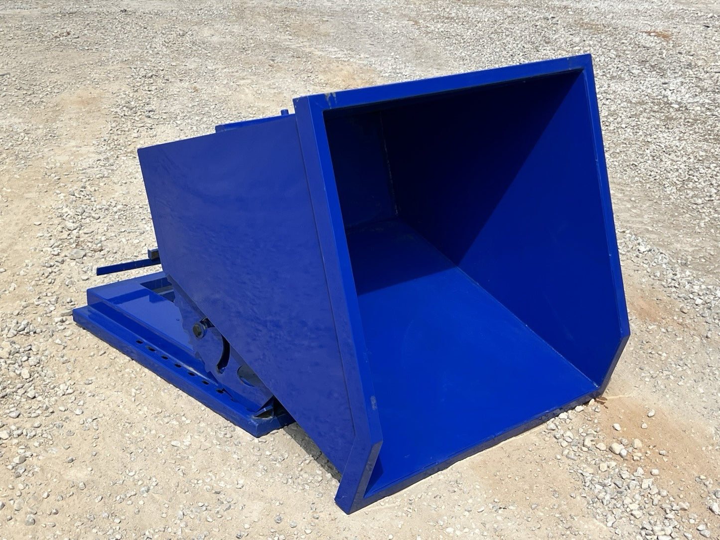1 Cubic Yard Self Dumping Trash Hopper Fits Fork Lift Pallet Forks Free Shipping