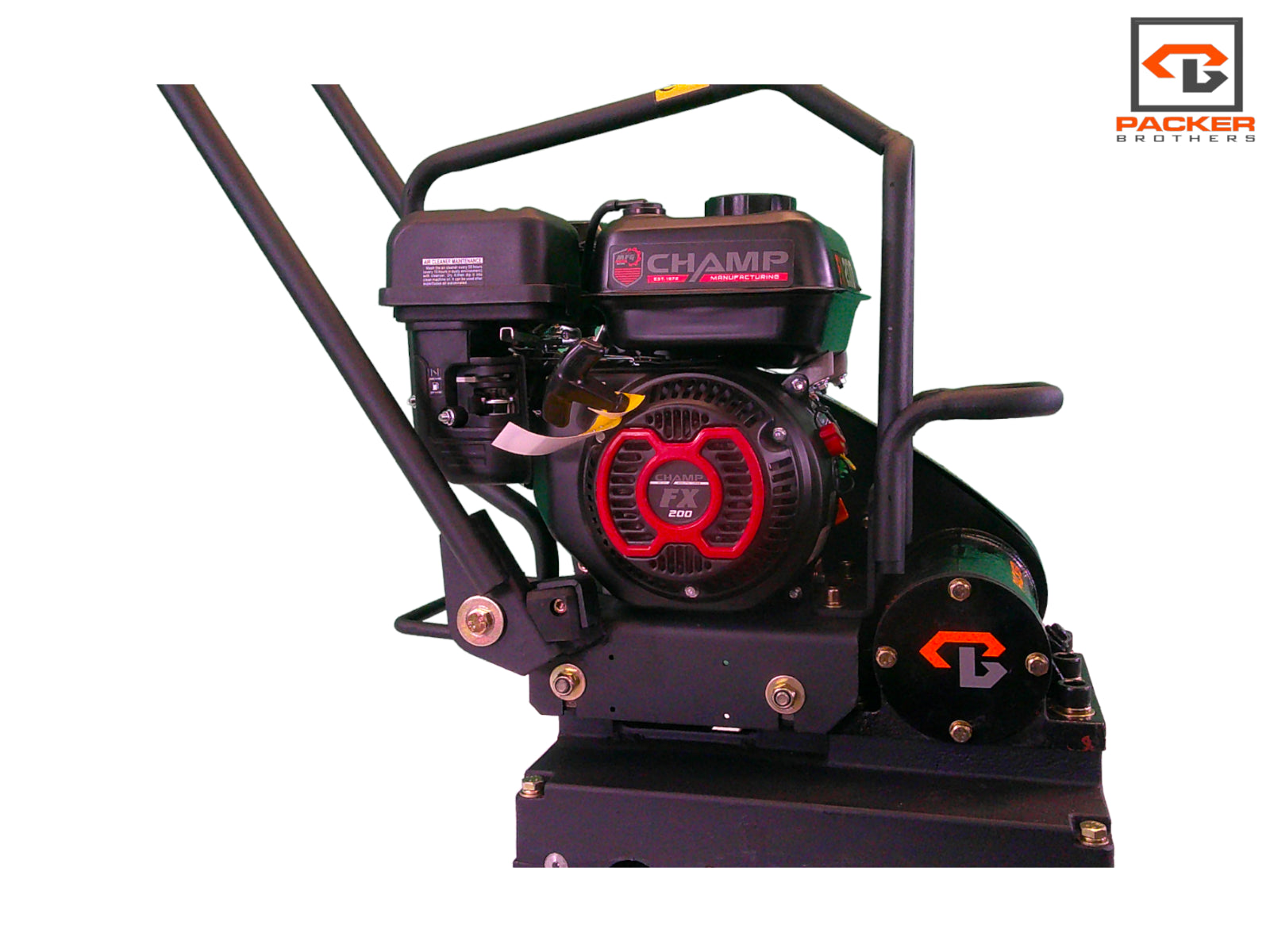 Packer Brothers Roller Plate Compactor Tamper 4 Packer Brick Rubber