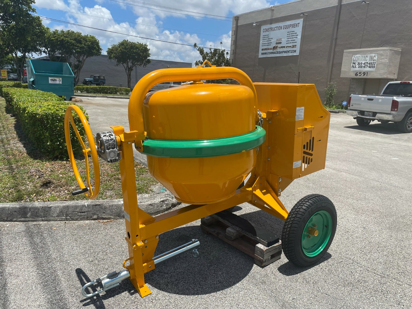12 Cubic Feet,Cormac Concrete Mixer MADE in ITALY, HONDA GX240, 8 Hp Gas Engine