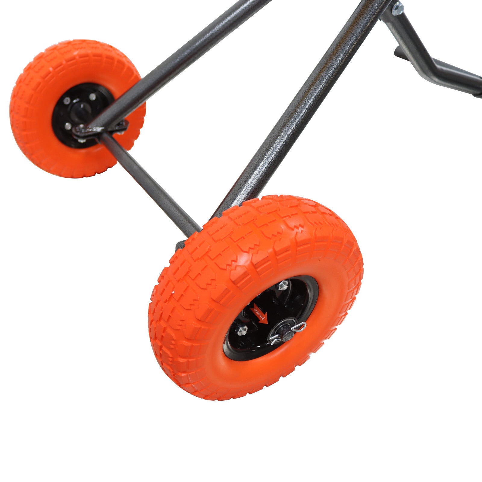 100L/3.5 Cu.Ft Push-Type Cement Mixer Concrete Mortar Polythene Drum 110V 300W