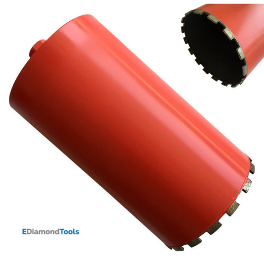 12" Wet Diamond Core Drill Bit for Concrete Granite Block Coring 18" Drill Depth