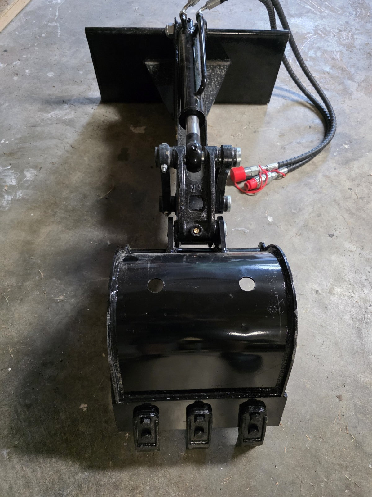 BRAND NEW Backhoe Arm Digging Hydraulic Mini Skid Steer Attachment 12" Bucket
