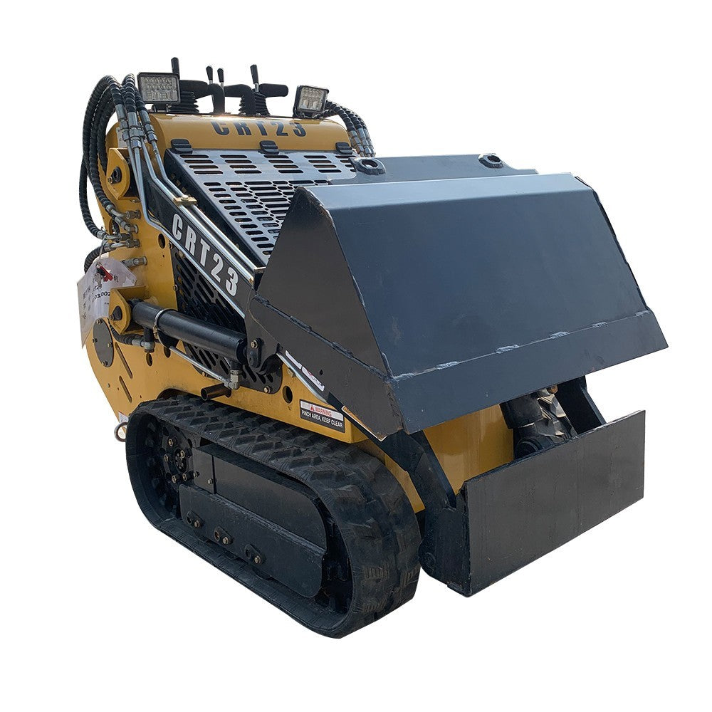 AGT Mini Skid Steer Track Loader 27 HP 2 Cylinder Rato Engine Stand on Crawler