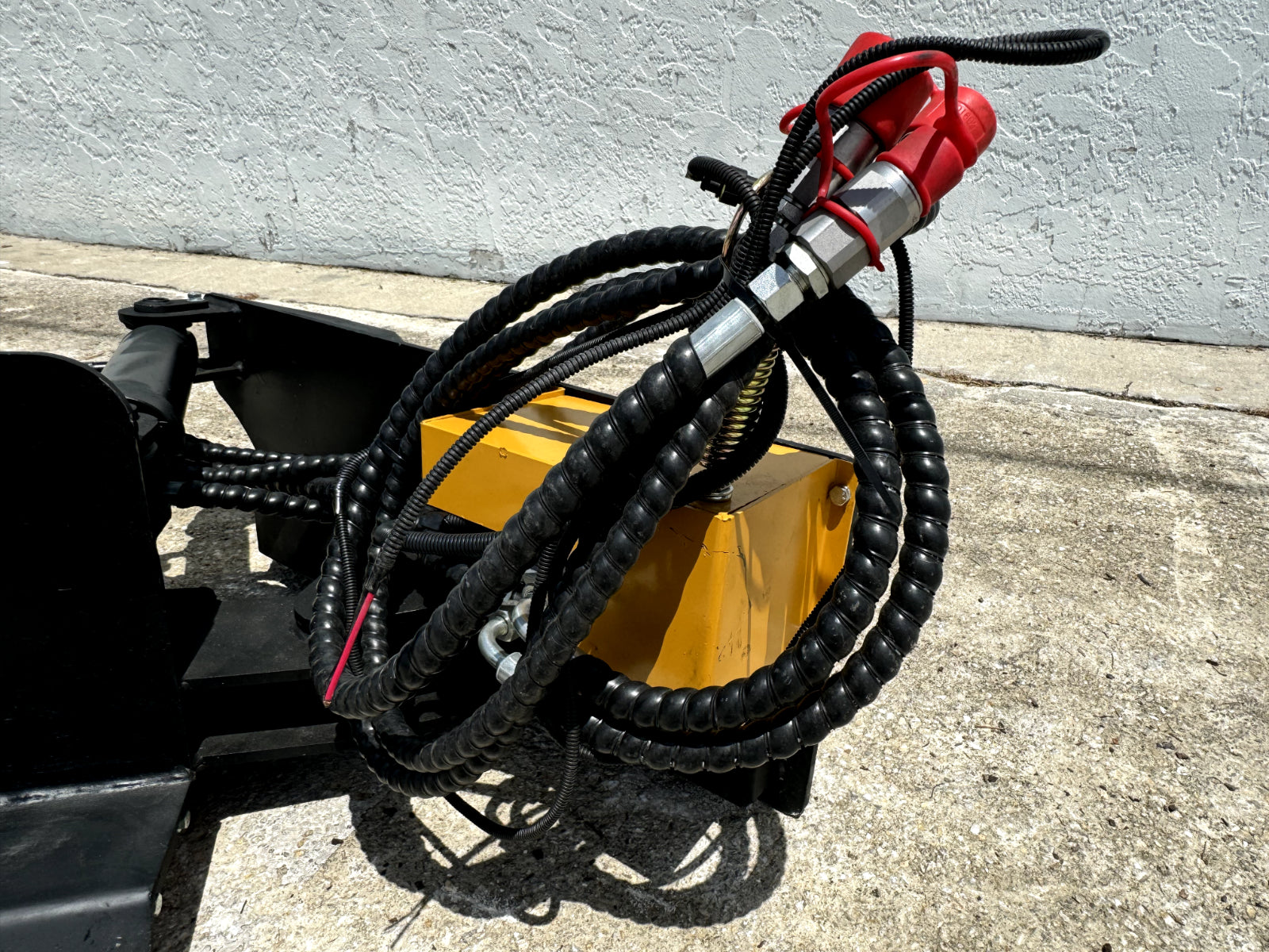 New Mini Skid Steer Stump Grinder Attachment Articulating Arm &Remote Toro Dingo