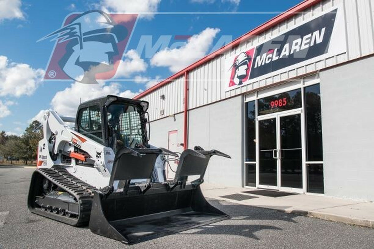 Recycling Bucket Skid Steer Attachment for Bobcat 84" Wide by Mclaren