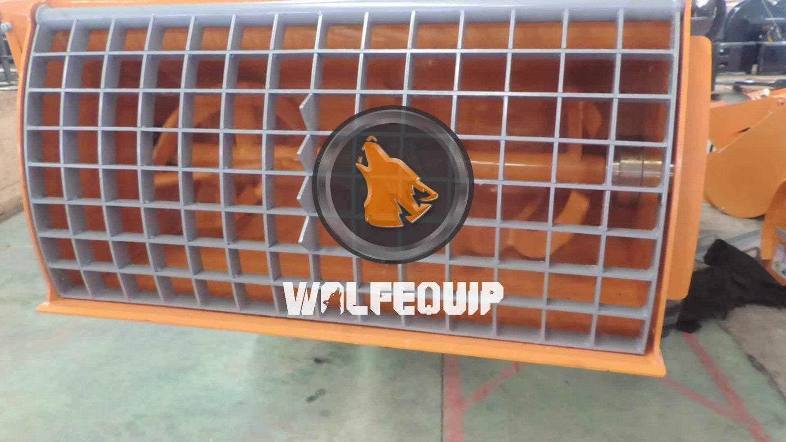 Wolfequip Mix Double Discharge Skid Steer for CAT Bobcat Mixer Concrete Cement