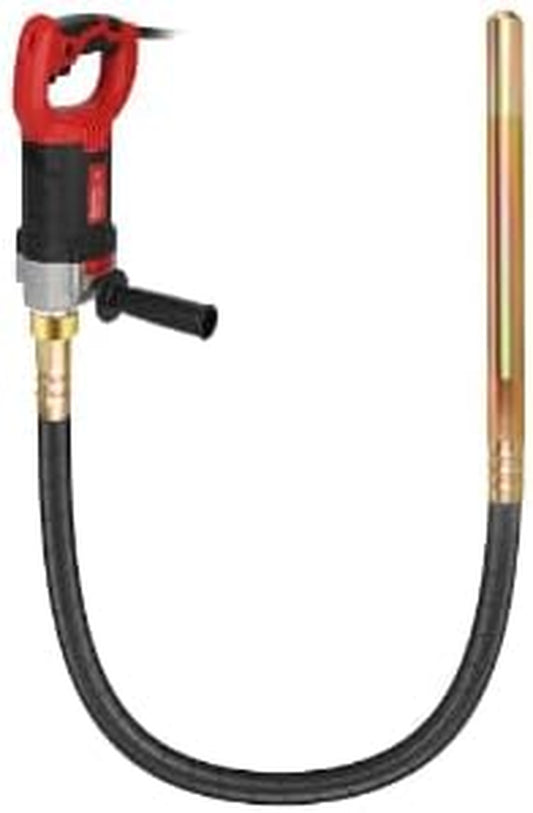 Anbull 1800W Concrete Vibrator 110V, 2M Handheld Electric Vibrabrater 5500RPM, 35Mm Bottle Shaker, Portable Pencil Cement Vibrarator for Remove Air Bubble and Mix Concrete