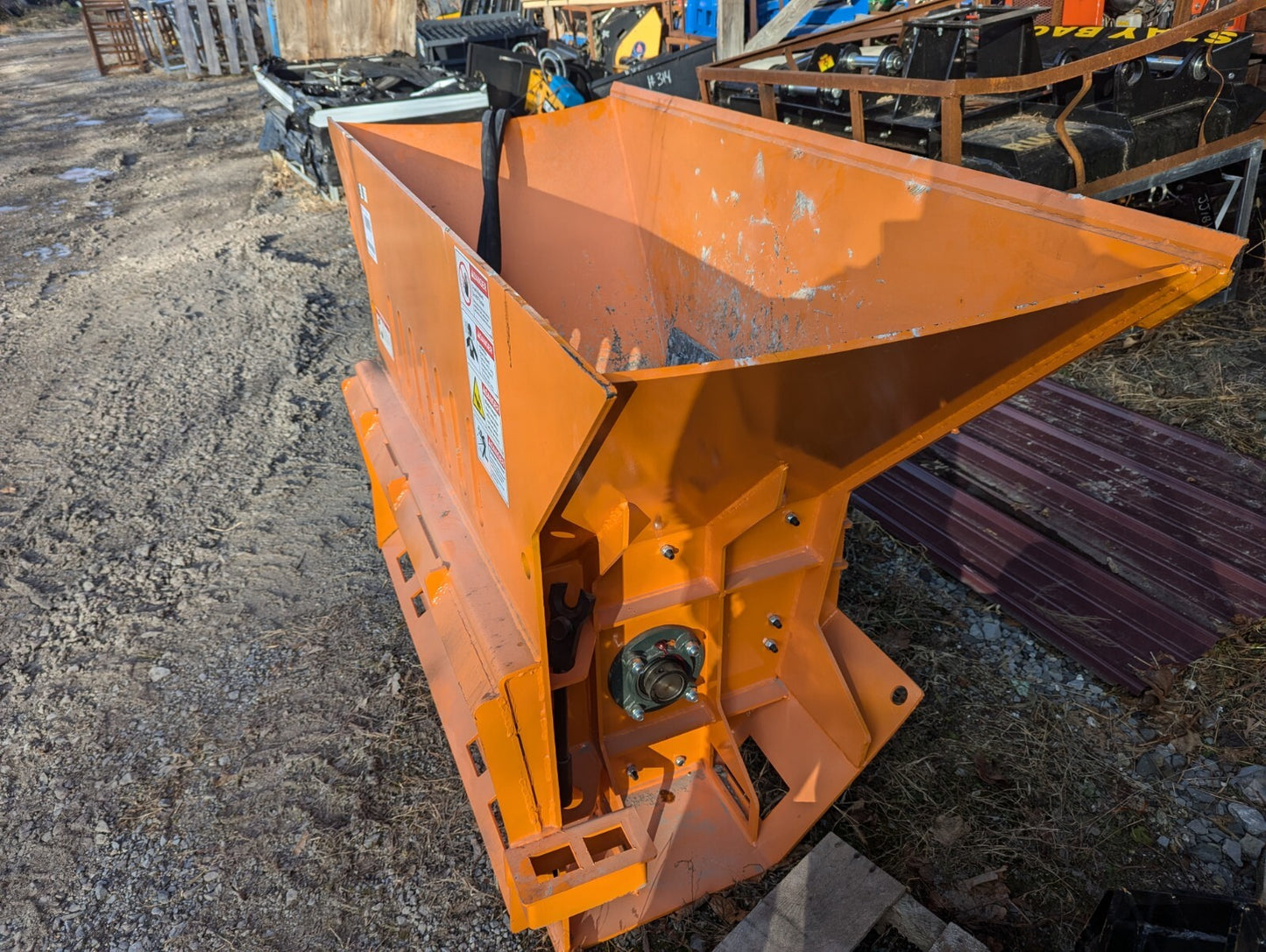 Landhonor Concrete Block Stone Asphalt Brick Crusher Bucket Skidsteer Breaker