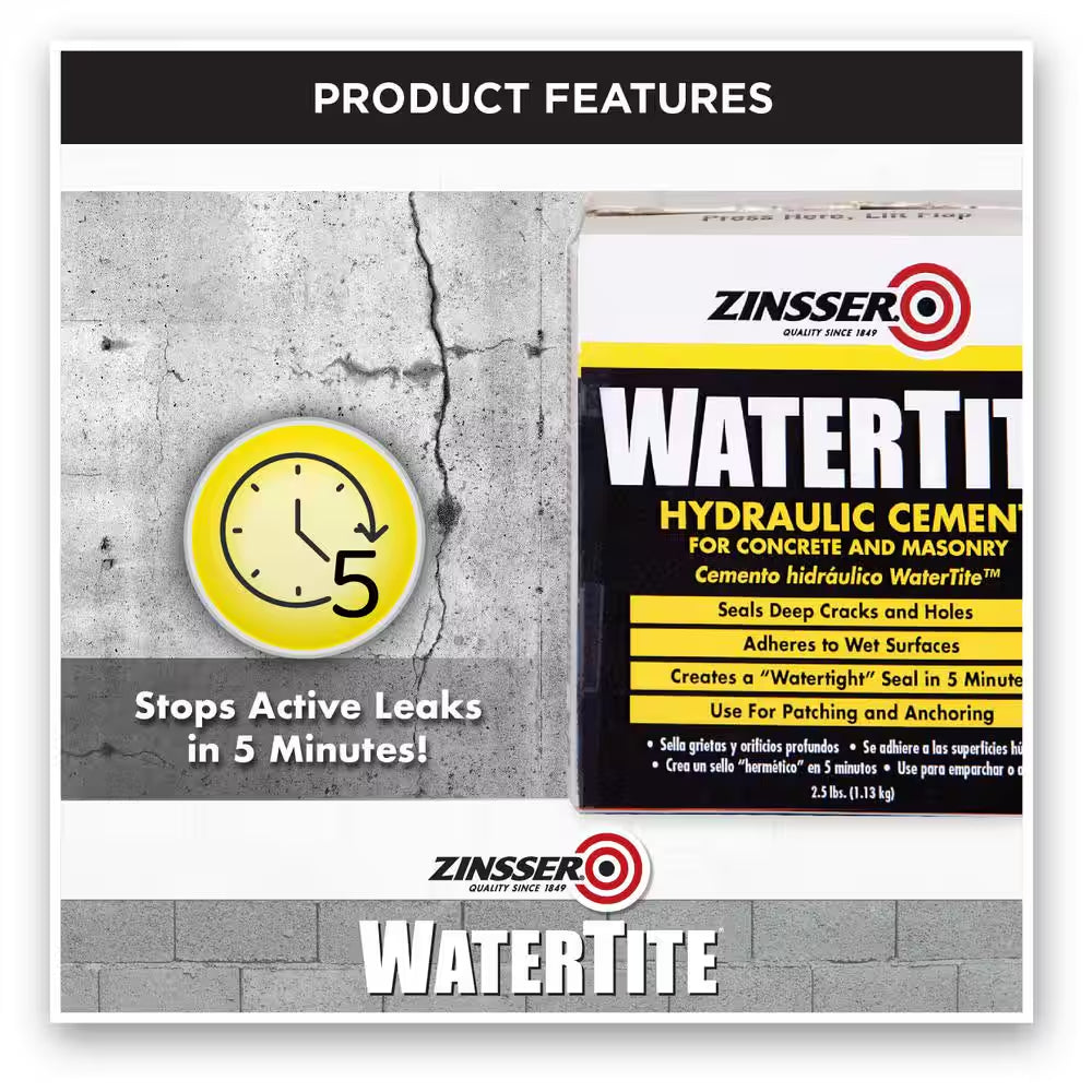 10 Lbs. Watertite Waterproofing Hydraulic Cement (4-Pack)