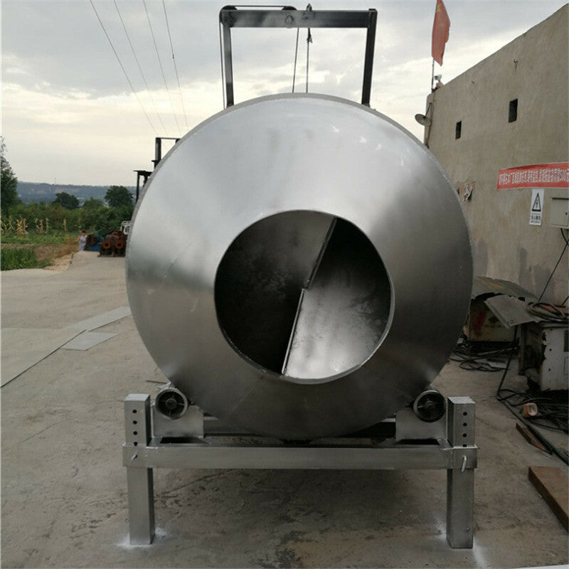 Two Phase Electric Drum Mixer Concrete Mixer Mobile Drum Mixing Tank Negotiable