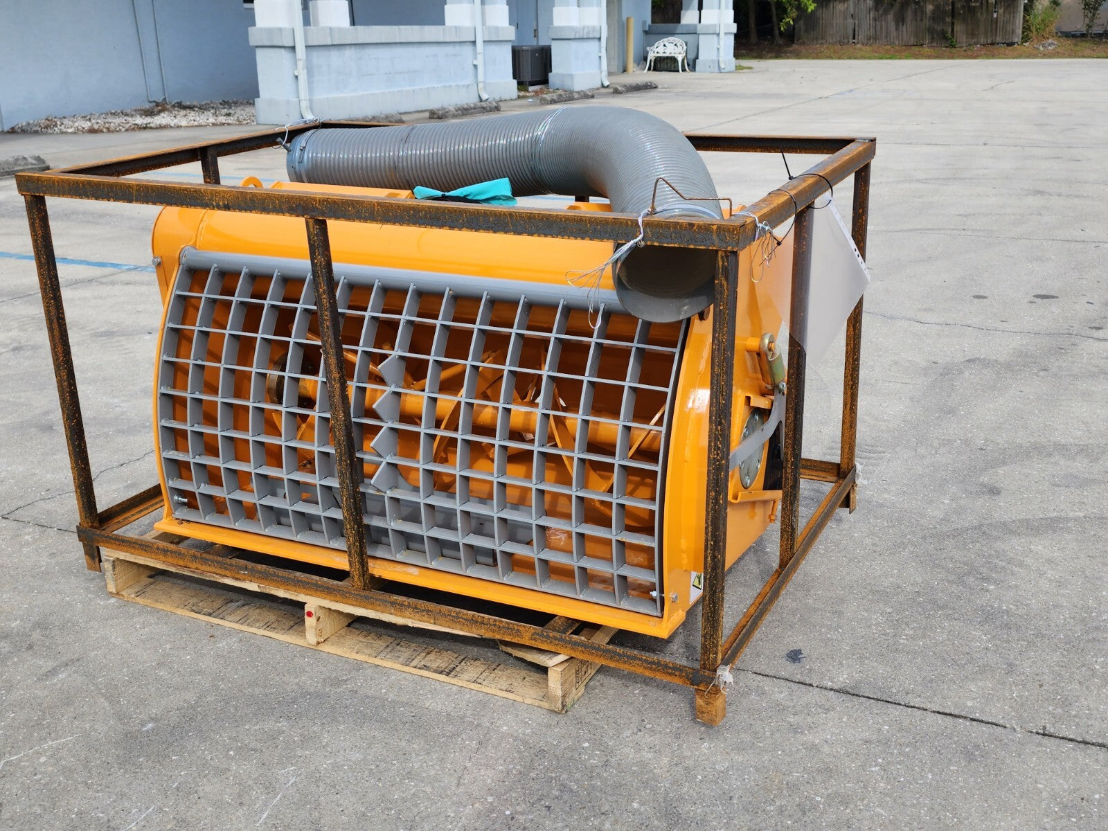 LANDHONOR Concrete Cement Mixer DOUBLE Discharge Skid Steer Mix N Go Attachment