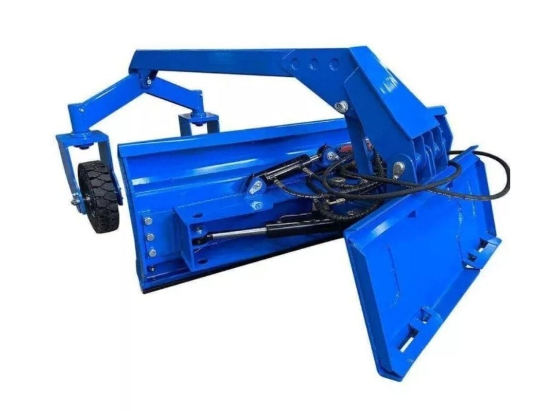 Topcat 72" Grader Attachment 6 Way Dozer Blade Skidsteer Skid Steer Quick Attach
