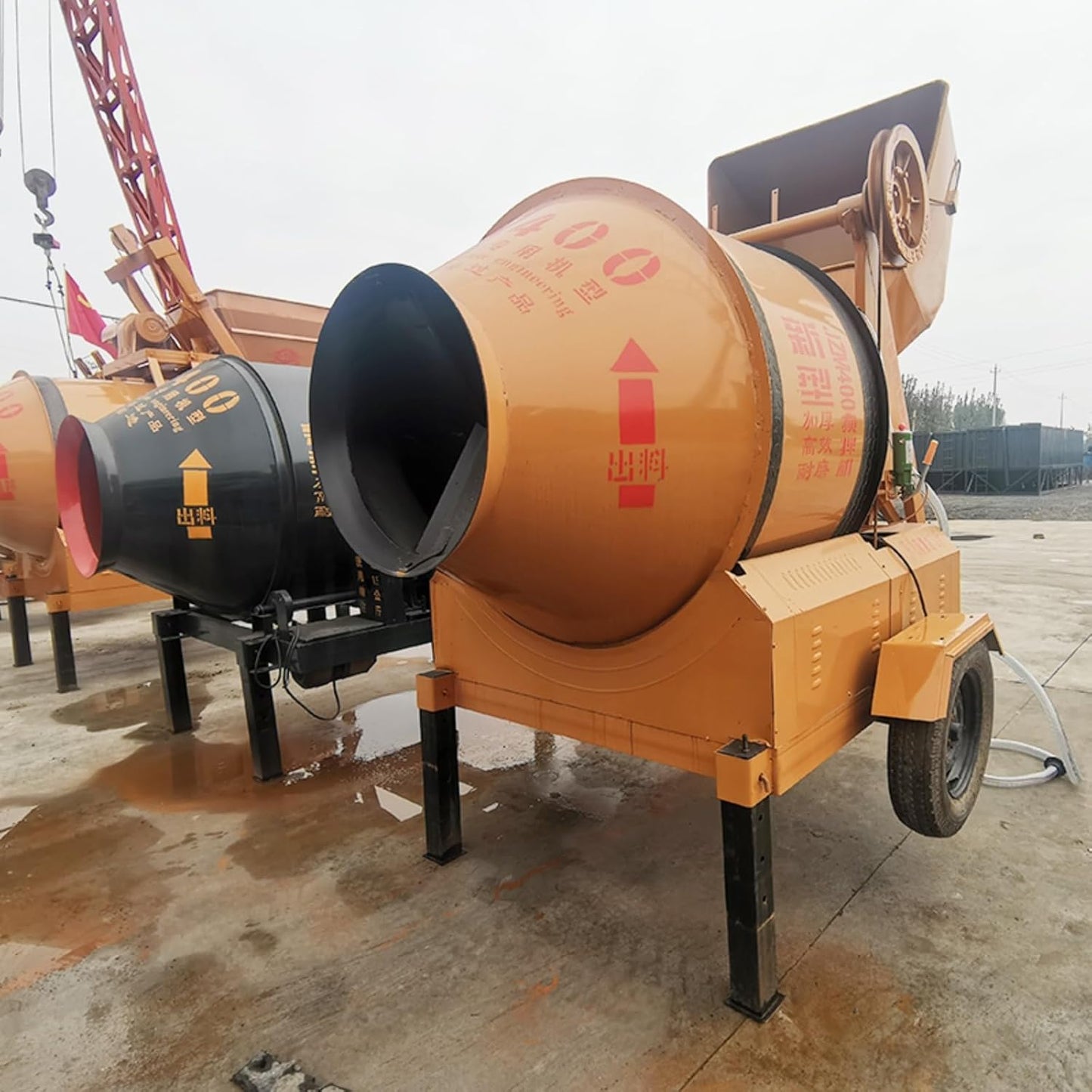 Heavy-Duty Concrete Mixer Trucks for Mixing Concrete and Grout on Construction Sites, in Precast and Ready-Mix Operations