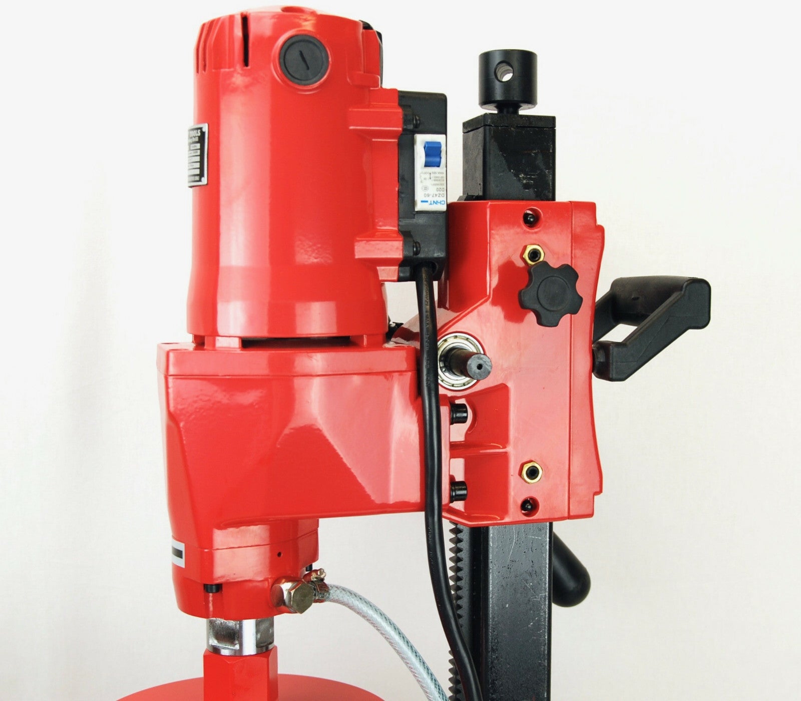 BLUEROCK 8Z1RB Concrete Core Drill with Rolling Base Stand + 1" - 8" Wet Bit Set