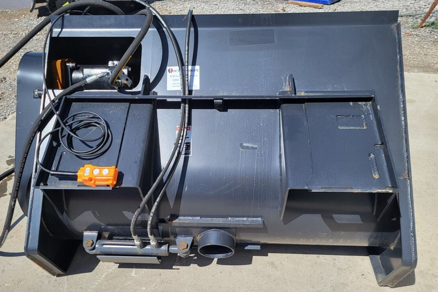 Skid Steer JCT Hydraulic Cement Mixer Attachment New Implement Concrete