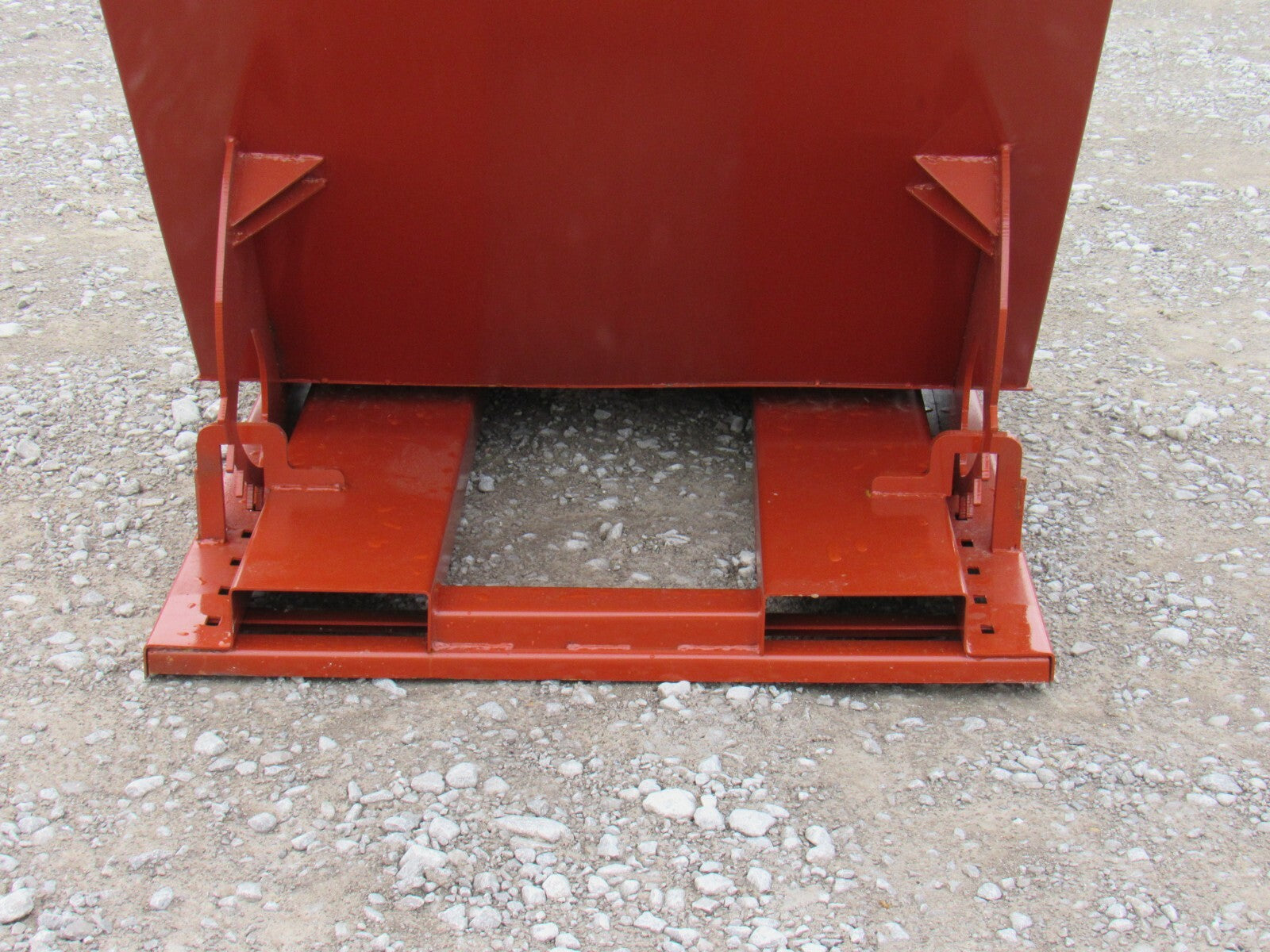 2 Cubic Yard Self Dumping Trash Hopper Dumpster Fits Fork Lift Pallet Forks
