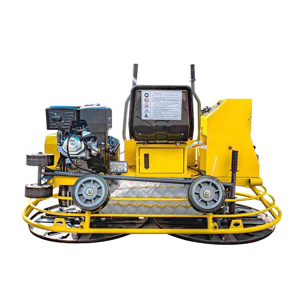 Limited Sale13Hp Gas Engine Cement Concrete Ride on Trowel Road Surface Finisher