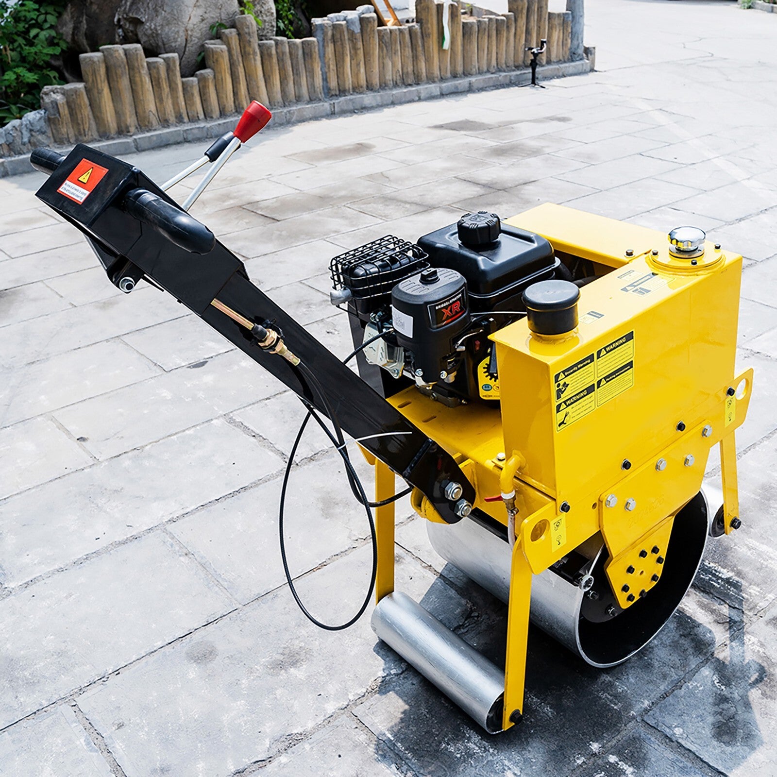 Hand Push Vibratory Roller Road Sale！Asphalt Compactor Free Delivery Free Ship