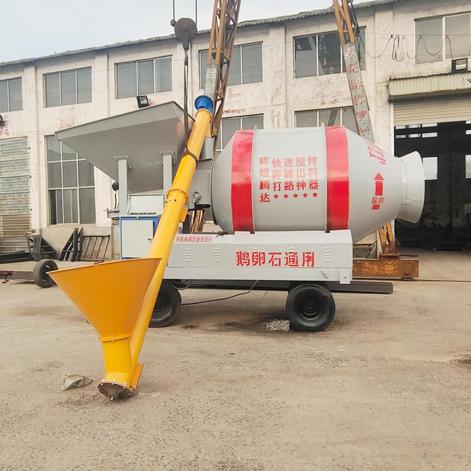 Heavy-Duty Concrete Mixer Trucks for Mixing Concrete and Grout on Construction Sites, in Precast and Ready-Mix Operations