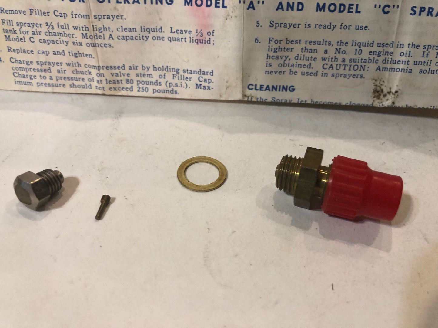 2 Spray Nozzles for SURE SHOT Sprayers 201 & 602