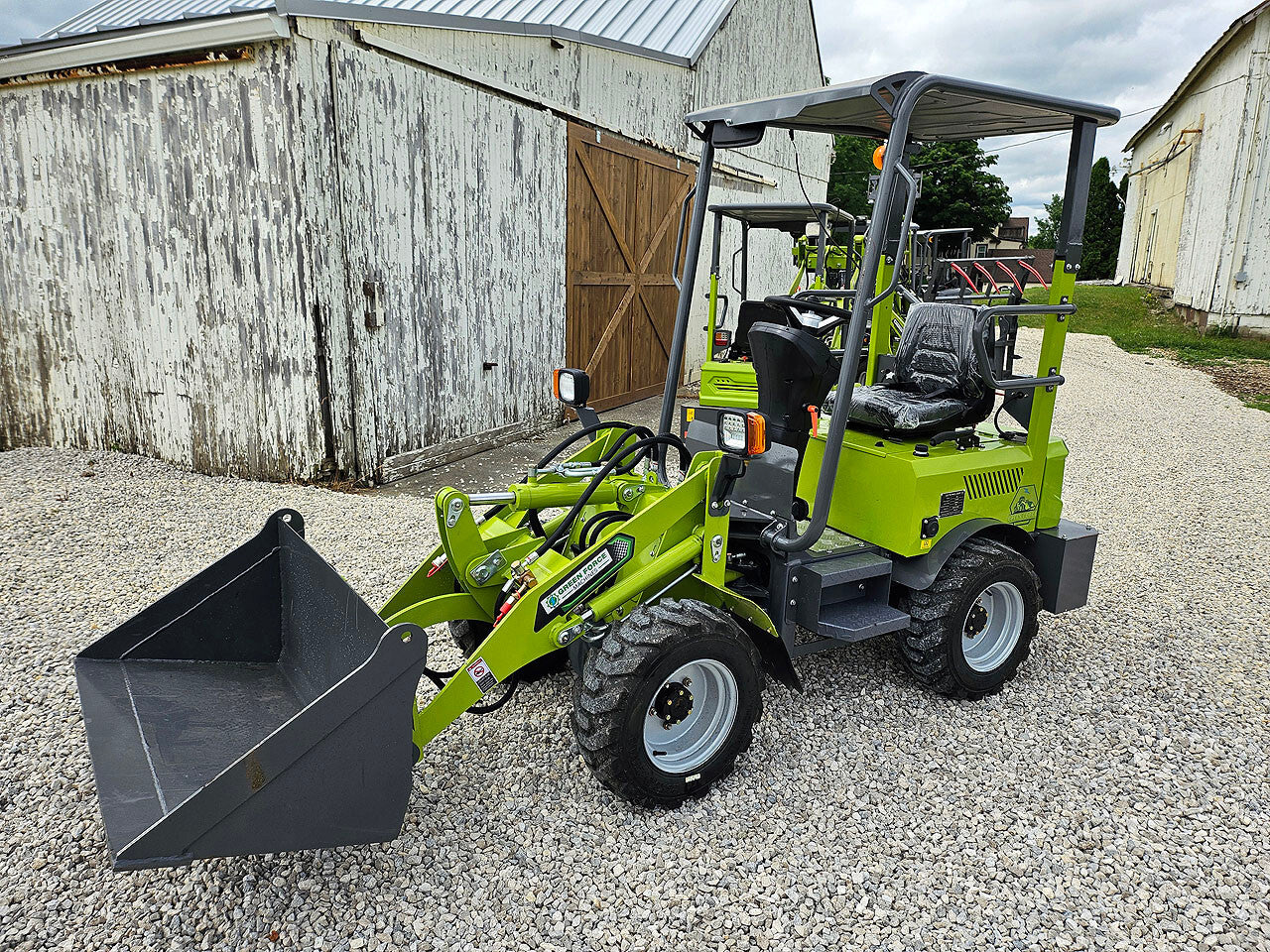 2025 Greenforce Machines EV880L Electric Wheel Loader Bobcat Skid Steer 880Lbs