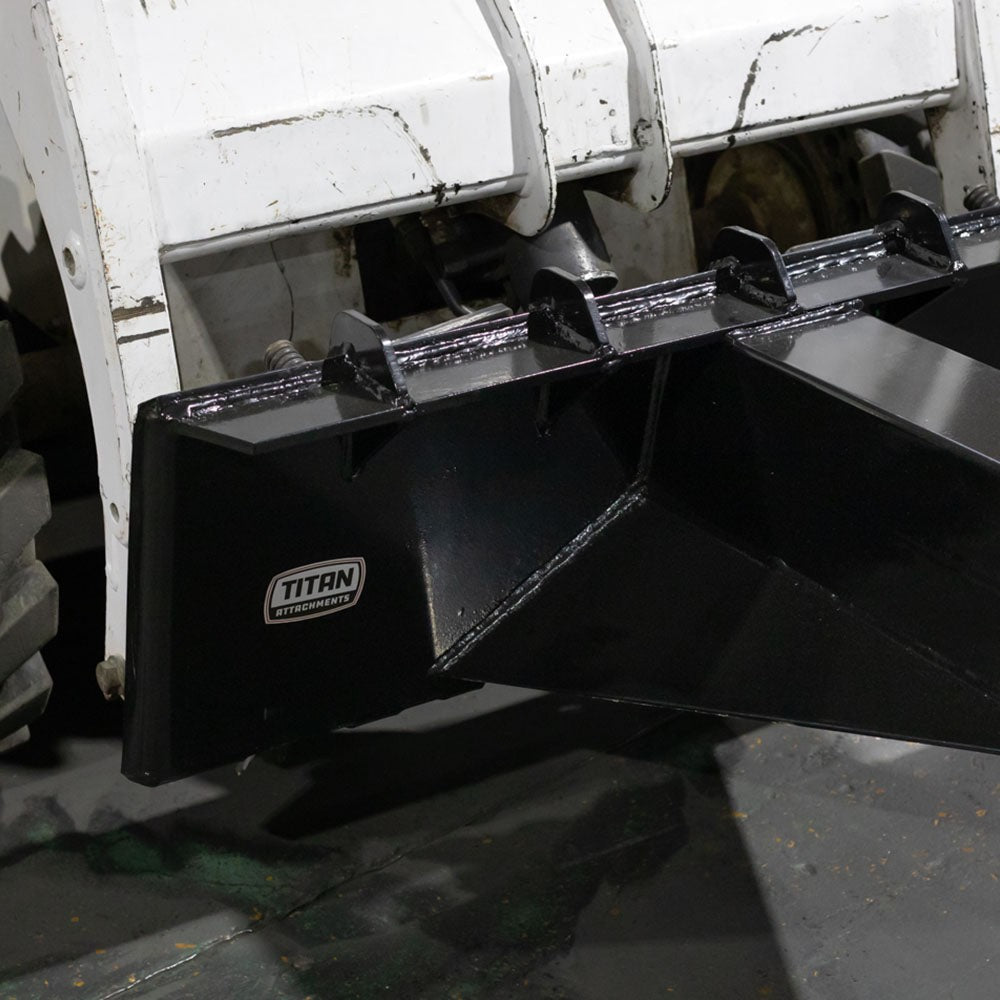 Titan Attachments Skid Steer Adjustable Jib Crane with 3 Ton Hook