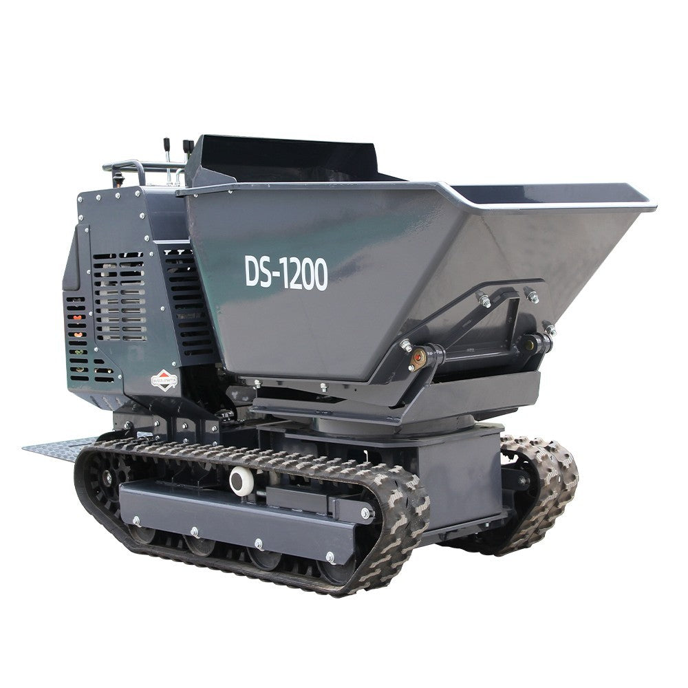 Free Ship 13.5HP BS Crawler Mini Concrete Dump Truck Gasoline Orchard Concrete