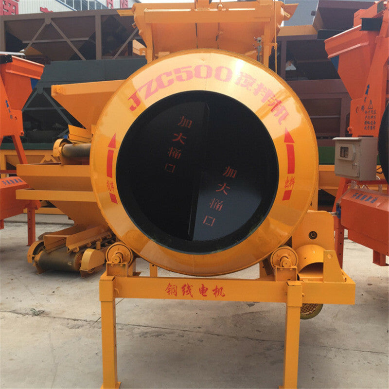 Two Phase Electric Drum Mixer Concrete Mixer Mobile Drum Mixing Tank Negotiable
