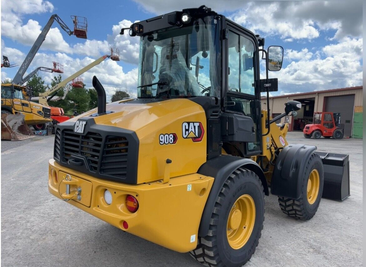 2024 Caterpillar CAT 908 Wheel Loader Tractor Hyd. Coupler High Speed - Ac/Heat