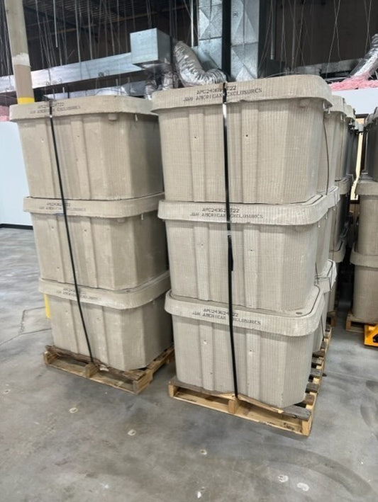 24X36X24 Polymer Concrete Tier 22 Handhole Vaults, Price Is for 6 Hand Holes