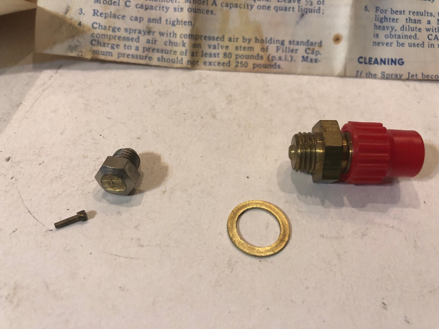 2 Spray Nozzles for SURE SHOT Sprayers 201 & 602