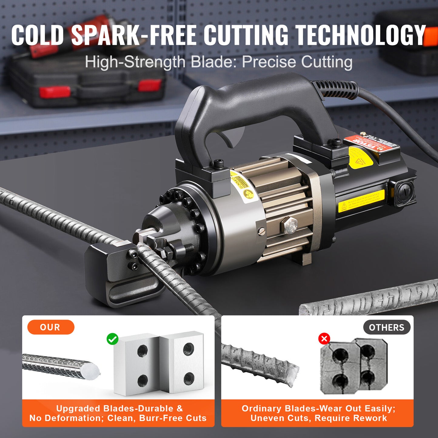 1000W Electric Hydraulic Rebar Cutter Cutting up to 5/8 Inch 4-16Mm #5