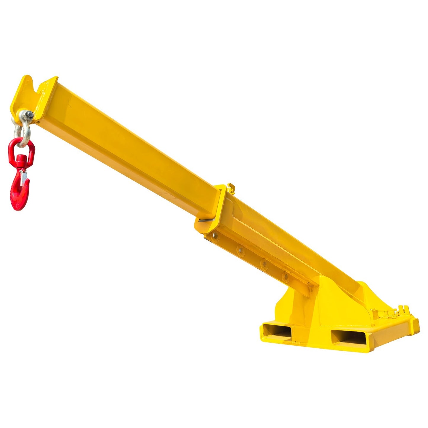 4T Adjustable Hoist Forklift Jib Boom Crane 8800Lbs Mobile Forklift Crane Equip