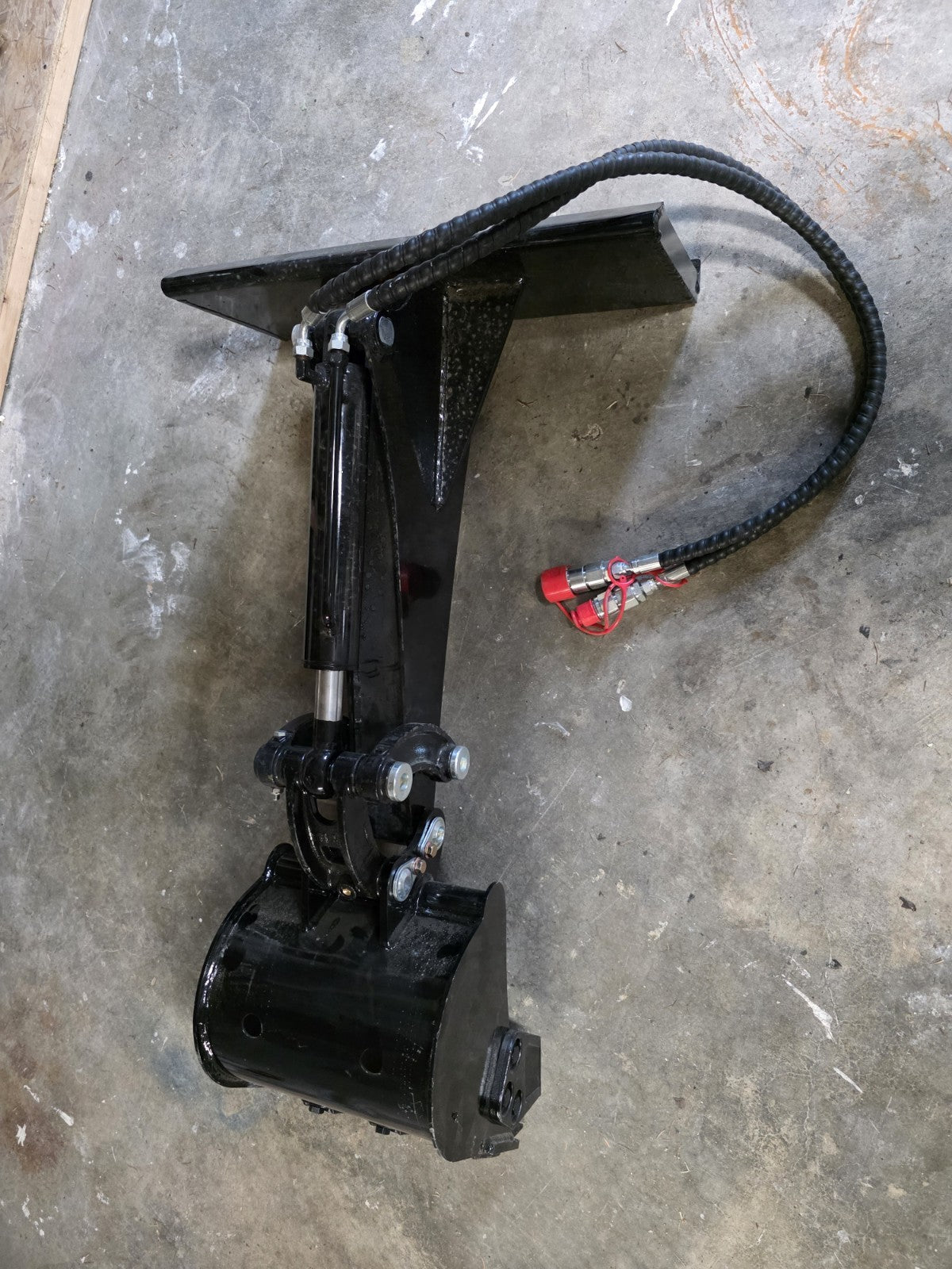 BRAND NEW Backhoe Arm Digging Hydraulic Mini Skid Steer Attachment 12" Bucket