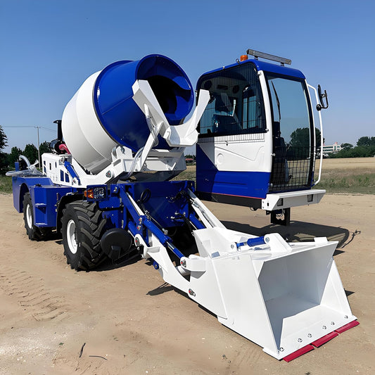 Self Loading Concrete Mixer Truck – 4X4 Mobile Cement Mixer with Automatic Loading & Water Dosing, Compact High-Performance Concrete Mixing Truck for On-Site Construction & Civil Engineering