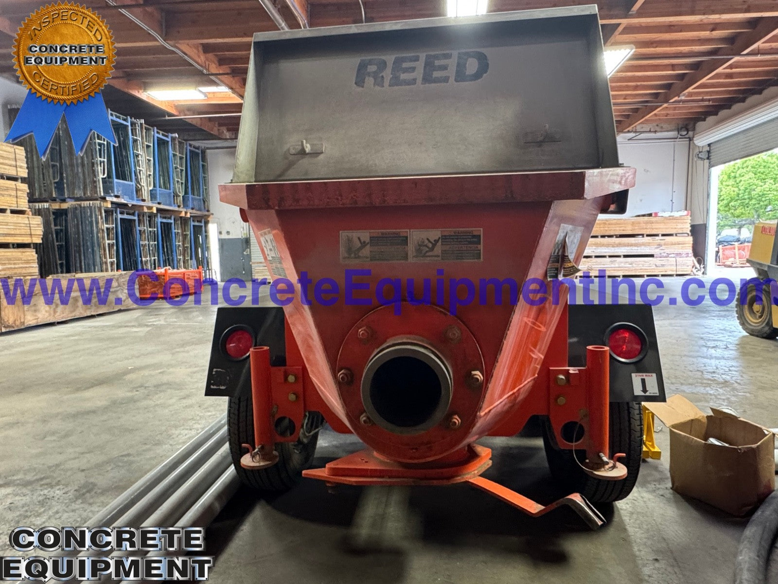 REED A30HP Demo Concrete Pump 2024 / 250 Hours! Schwing Putzmeister Type