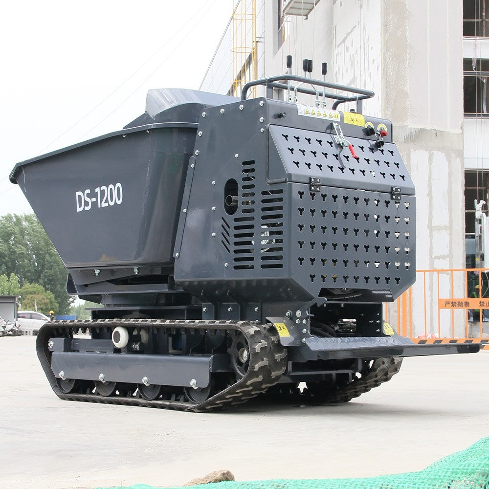 Free Ship 13.5HP BS Crawler Mini Concrete Dump Truck Gasoline Orchard Concrete