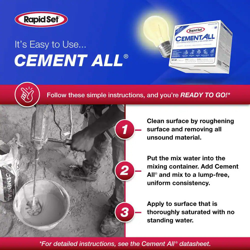 25 Lbs. Cement All Multi-Purpose Construction Material