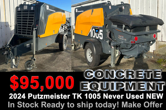 Putzmeister TK 1005 New Concrete Pump 2024 Never Used