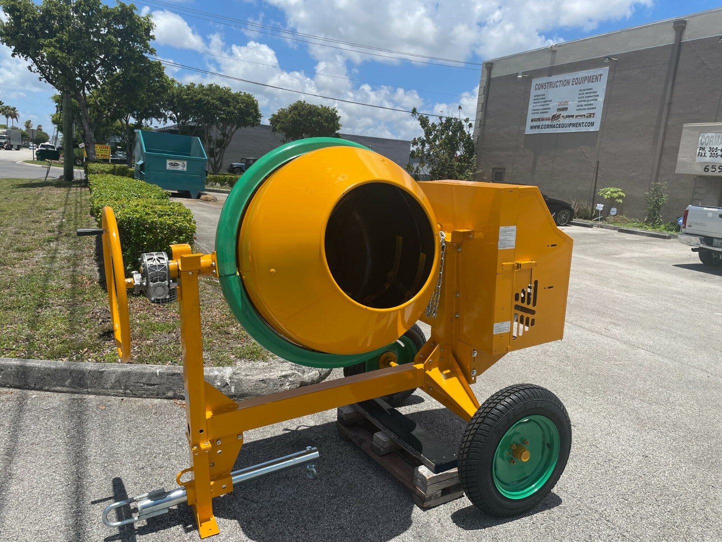 12 Cubic Feet,Cormac Concrete Mixer MADE in ITALY, HONDA GX240, 8 Hp Gas Engine