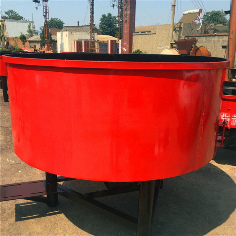 Flat Mixer Large Concrete Mixer Five Cubic Meter Mixing Tank Mortar Negotiable