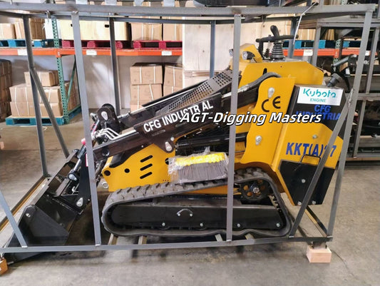 CFG KKT27 27HP MINI SKID STEER LOADER W/ KUBOTA DIESEL ENGINE-HYDRAUL