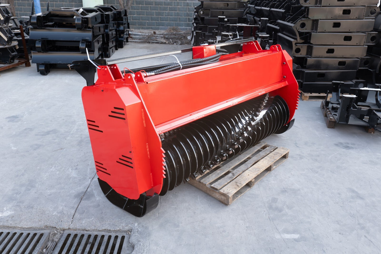 72Inch Skid Steer Loader Forestry Mulcher Wood Chipper Attachment for Bobcat